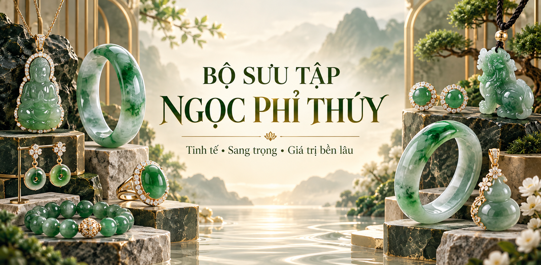 Bộ sưu tập ngọc phỉ thúy cao cấp – sản phẩm mới