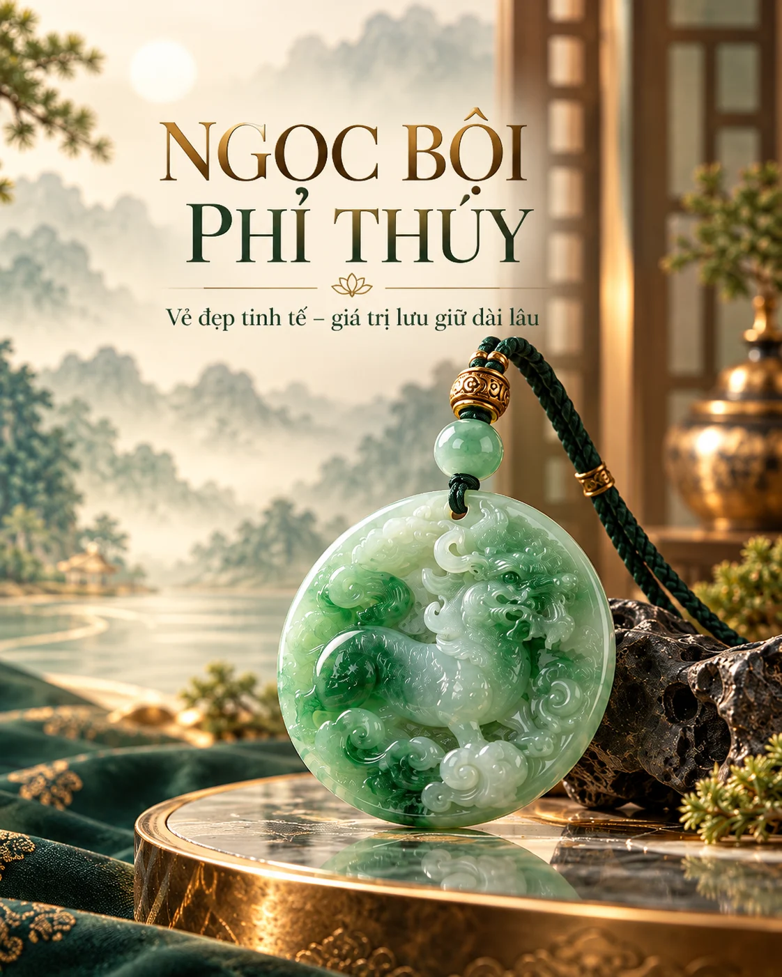 Bộ sưu tập trang sức ngọc phỉ thúy